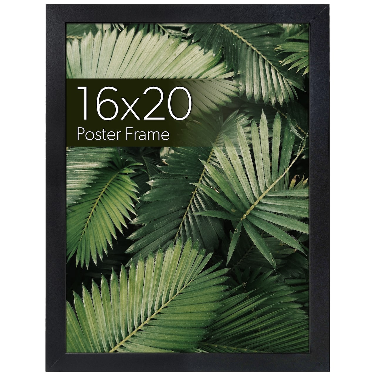 WallsThatSpeak Vertically or Horizontally Hanging Black Picture Frame
